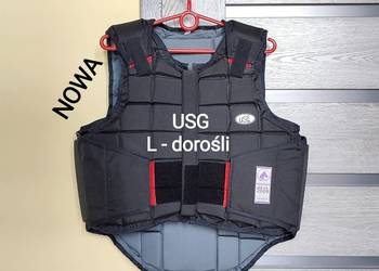 NOWA kamizelka USG Flexi ochronna / bezpieczeństwa jeździecka - L dorośli