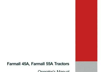 Case Farmall 45A Farmall 55A instrukcja obsługi PL Case Farmall 45A Farmall 55A instrukcja obsługi PL