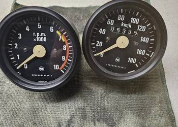 Jawa 350, CZ 350 licznik prędkości, obrotomierz