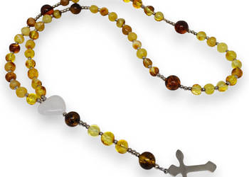 Różaniec z bursztynu, BURSZTYN BAŁTYCKI #1689