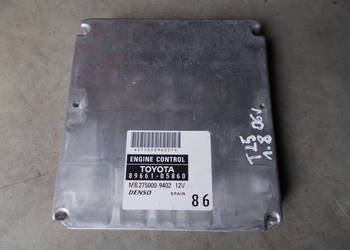 TOYOTA AVENSIS T25 1.8 komputer sterownik silnika 89661-05860