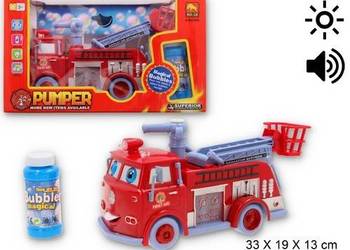 auto strażackie z oczami - bańki mydlane | G018916