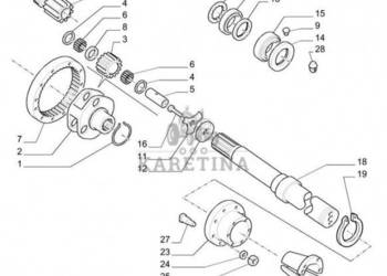 New Holland T6010 T6090 T6070 Piasta 47699301