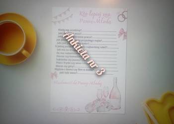 Ankieta na wieczór panieński pdf