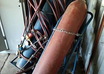 Zestaw do cięcia grzania butli tlen i acetylen 40l