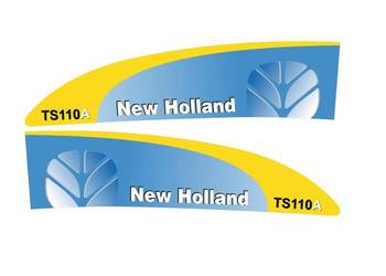 Naklejki New Holland ts110a super mocne zamienniki