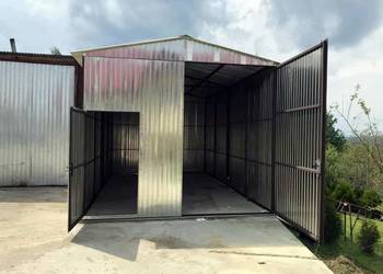 Blaszana montowana hala 4×7 – ocynkowana