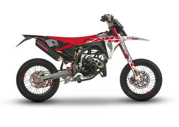 FANTIC XM50 MOTARD COMPETITION 2026 biało-czerwony