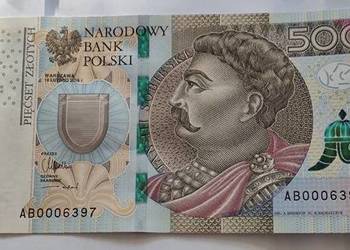 Banknot 500zł Banknot 500zł