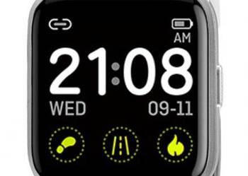 Zegarek damski smartwatch  Rubicon +RNCE58 biały