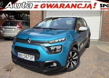 Citroen C3 SHINE Salon PL,I wł,Tempomat,AndroidAuto, Nawigacja F.vat 23 II…