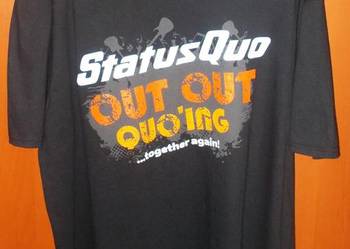 T-shirt koszulka czarna koncertowa Status Quo 2022 XL Gildan