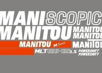 Naklejki oklejenie MANITOU MLT 633-120LS Zamiennik