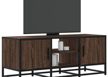 Szafka pod telewizor brązowy dąb 100x35x41 cm WM-848838