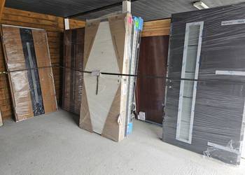 Drzwi zewnętrzne nowe 110 x 210 pasywne