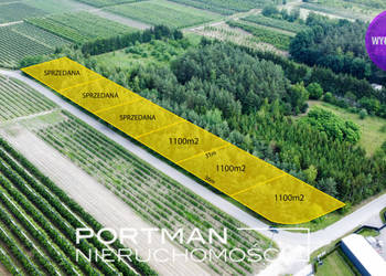 Działka budowlana 1100m2, SPRZEDAŻ, MPZP
