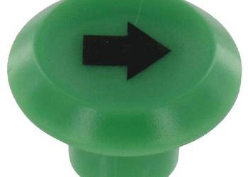 Symbol przełącznika, podnoszenia i opuszczania, okrągły, zielony 11346520PN