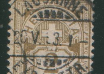 Zn. Szwajcaria   Mi 50, 3, 4  kas  1882