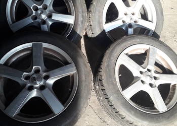 Sprzedam felgi aluminiowe 17 et 43 rozstaw śrub 5x108 z oponami letnimi 215