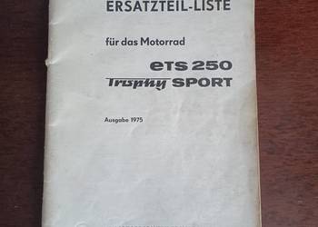 Mz trophy sport ets 250 katalog czesci zamiennych