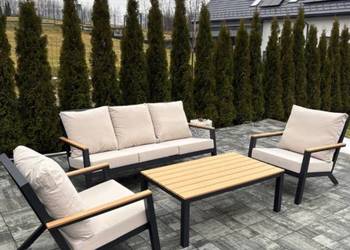 Meble ogrodowe tarasowe aluminiowe