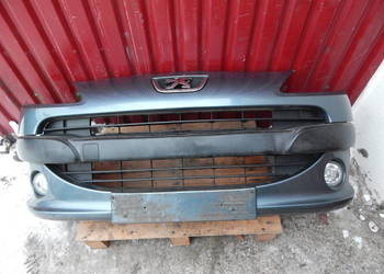 PEUGEOT 1007 ZDERZAK PRZEDNI PRZÓD GRILL HALOGENY KOMPLETNY EZW