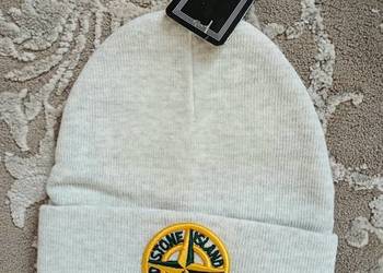 Czapka zimowa Stone Island - kolor jasnoszary UNI