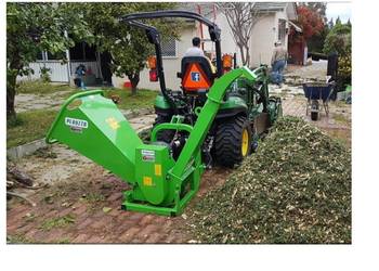 Rębak do gałęzi na WOM - 9 cm PERUZZO model TB100