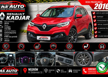 Renault Kadjar 1.5DCi 110KM Intens/Ledy/Tempomat/Pod.Fotele/Virtual/Alu/Ha…