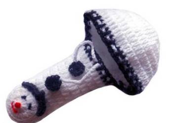 Ocieplacz na siusiaka penisa bałwanek śmieszny prezent urodziny walentynki