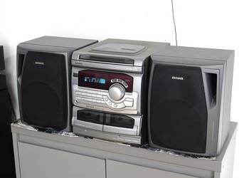 Japońska wieża Aiwa kolumny Radio CD  AUX mocna. DOSTAWA.