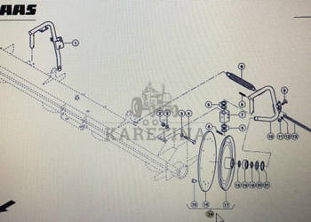 CLAAS 00 0952 132 0/CLAAS Corto tarcza pokosu