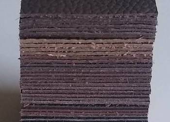 Skóra Kwadrat 6 x 6 cm (50 sztuk) Licowa Włoska Brązy różne (29)