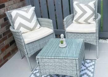 Zestaw  mebli ogrodowych technorattan.