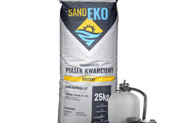 Piasek kwarcowy filtracyjny do pomp basenowych SANDEKO