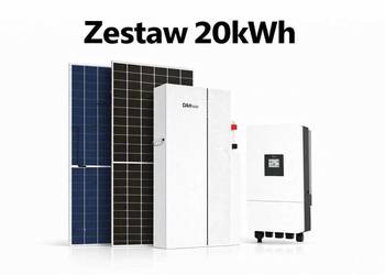 Zestaw budżetowy 20kWh LV (panele, inwerter 3 fazy, magazyn 14,3 kWh)