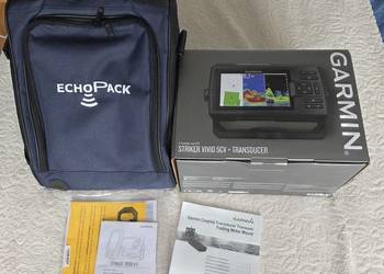 Echosonda Garmin Striker Vivid 5cv z przetwornikiem GT20-TM + akumulator