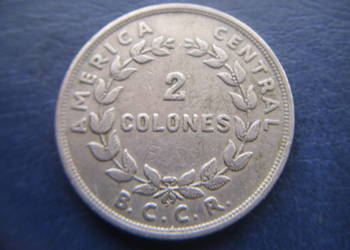 Stare monety 2 colony 1961 Kostaryka