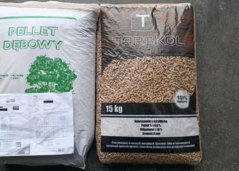 Pelet dębowy oraz pelet sosnowy TARSKOL premium