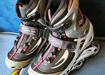 Rolki rozmiar 39,0 - 40,0 Wkładki 25,5 cm Łożyska ABEC 7