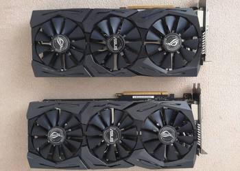 2x Asus Strix GeForce GTX 1080 8 GB sprzedam na sztuki