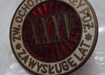 Odznaka za wysługę 35 lat, Zw. Ochotniczych Straży Pożarnych (Kolekcje, odz