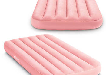 Materac dmuchany dla dzieci do spania 157x88x18 cm różowy INTEX 66803NP PI…