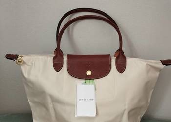 Longchamp le pliage original biała rozmiar L