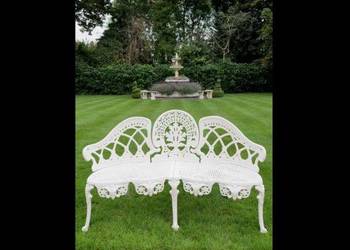 Fabrycznie NOWA Ławka ogrodowa z duraluminium tania szybka WYSYŁKA.