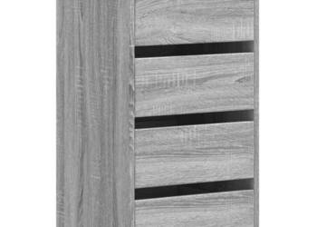 Komoda szary dąb sonoma 40x41x76 cm materiał drewnopochodny WM-852866