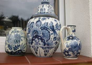 kolekcja wazony wazy delft