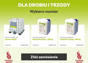 SALMACID zakwaszacz wody mauzer 10000kg DOSTAWA GRATIS woda zwierząt