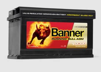 Akumulator 80Ah 800A Banner Running Bull AGM  580 01