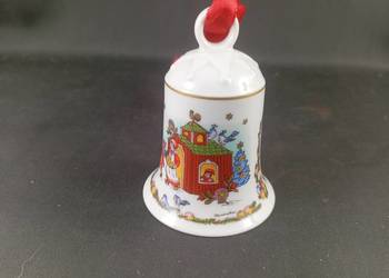 Porcelanowy dzwonek świąteczny Hutschenreuther